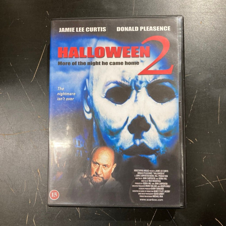 Halloween 2 - tappajan paluu DVD (VG/M-) -kauhu-